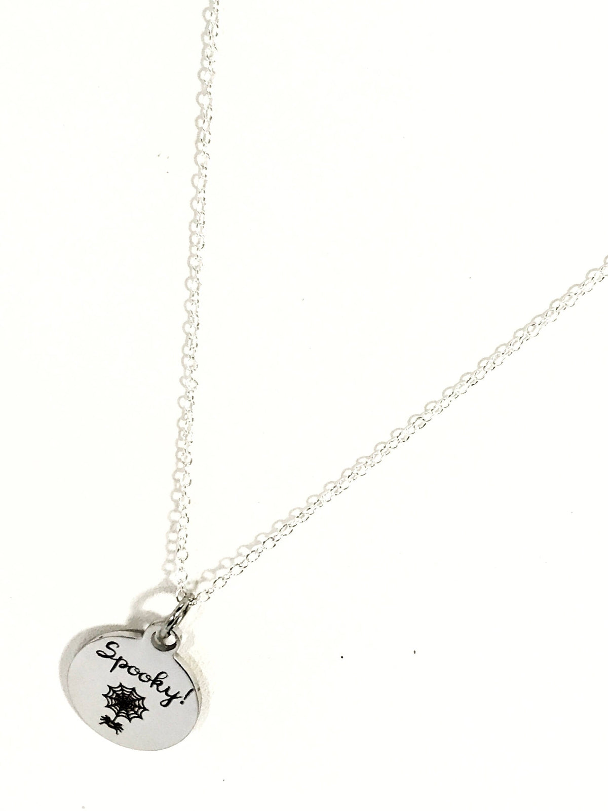 Spooky Necklace, Spider Web Necklace, Halloween Jewelry, Fun Spooky Jewelry, Halloween Gifts, Spider Gift, Halloween Jewelry, Spider Web