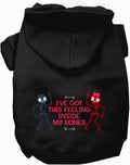 Inside My Bones Halloween Pet Hoodie