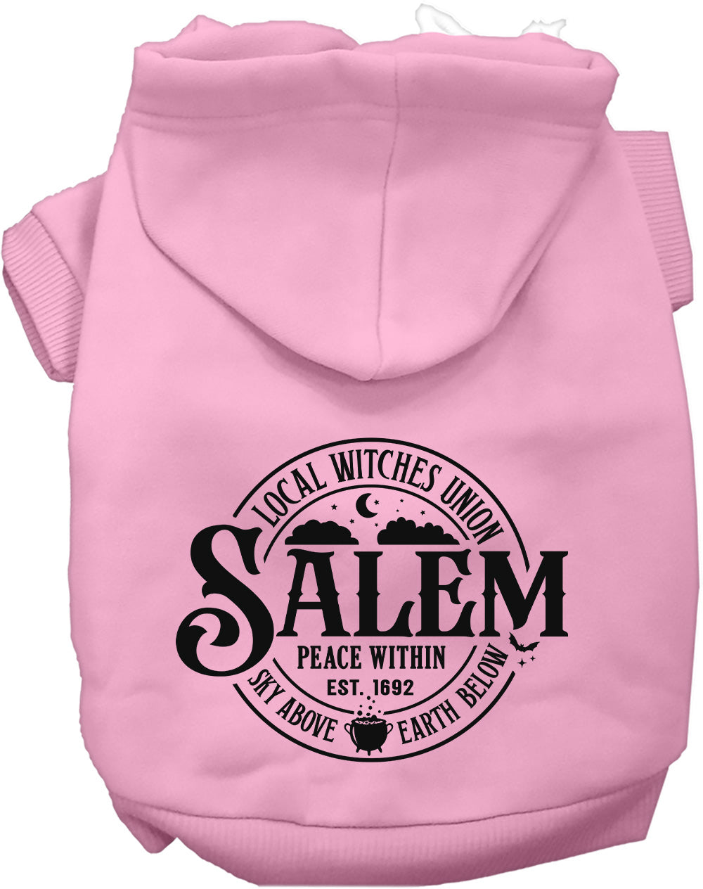 Salem Witches Union Halloween Pet Hoodie