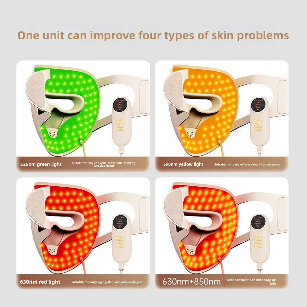 LED Light Therapy Face Mask 3D Infrared Photon Facial Skin Care Beauty Mask