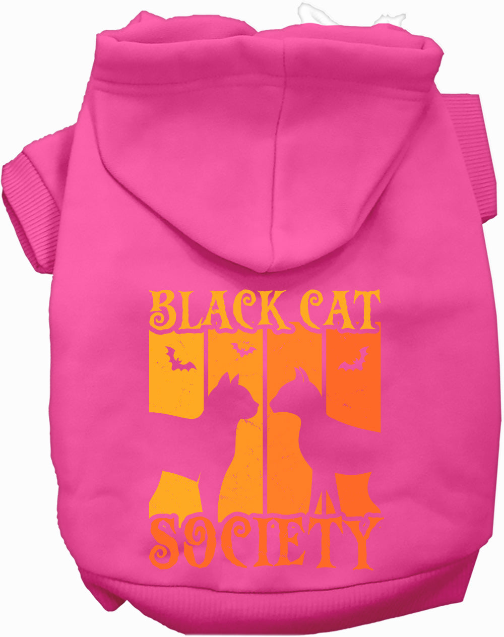 Black Cat Society Halloween Pet Hoodie