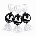 Lindt LINDOR Halloween Ghost Wrapper Milk & White Chocolate Truffles – Bulk Value Bag