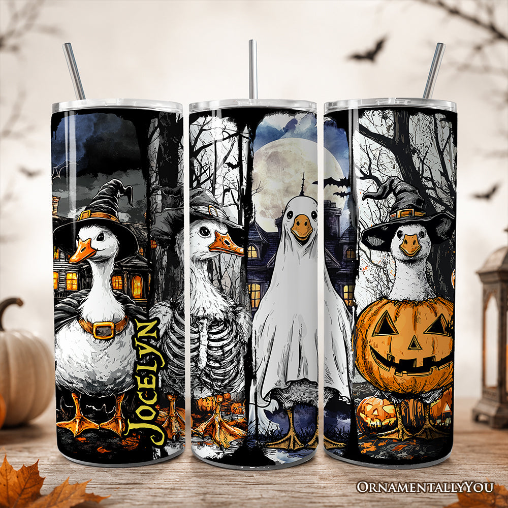 Halloween Goose 20oz Personalized Tumbler