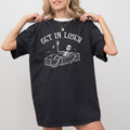 Get In Loser Skeleton Witch Ghost Skull Spooky Aesthetic Meme Halloween Costume Comfort Colors Tee