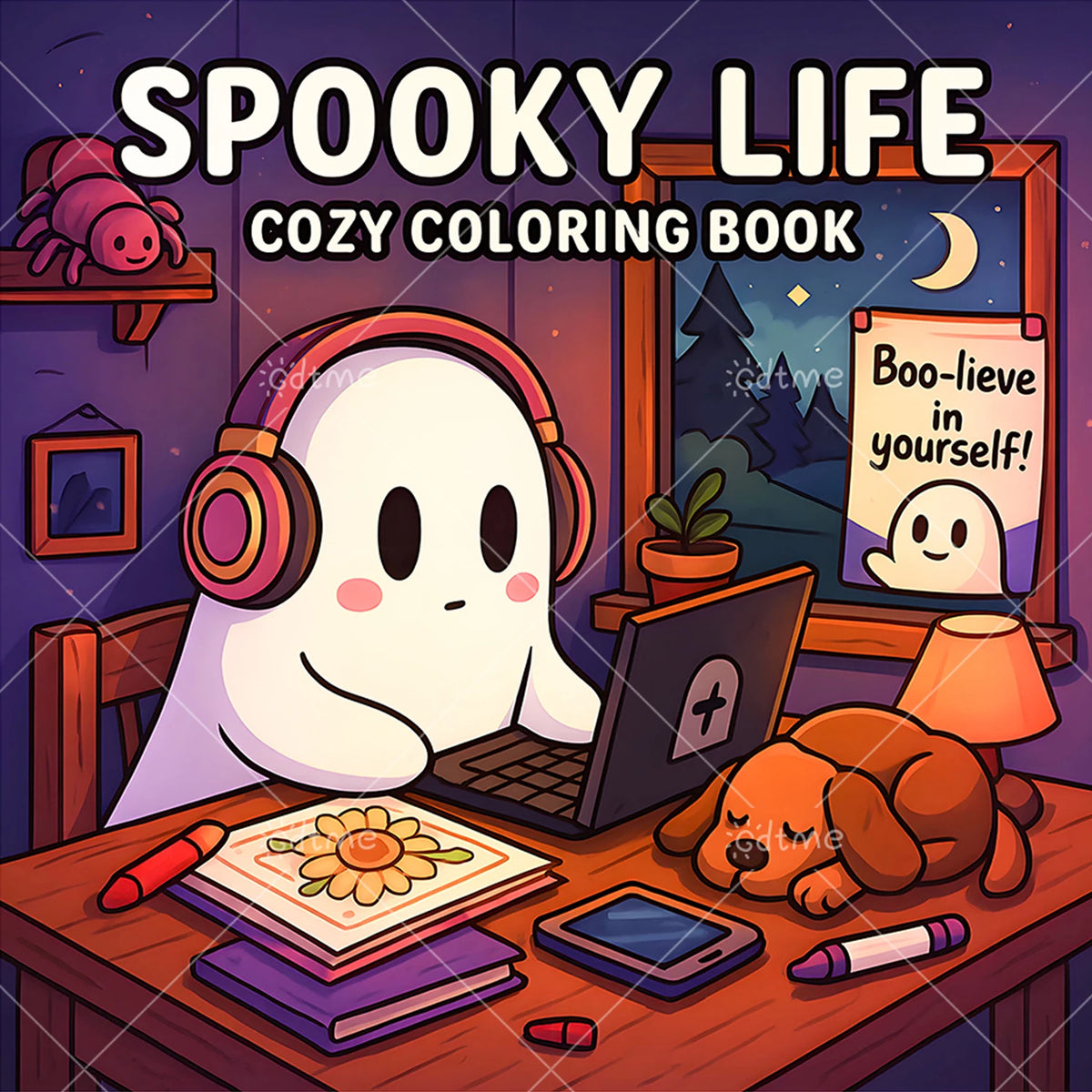 Spooky Life Coloring Book