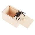 Wooden Spider Scare Box Prank Toy