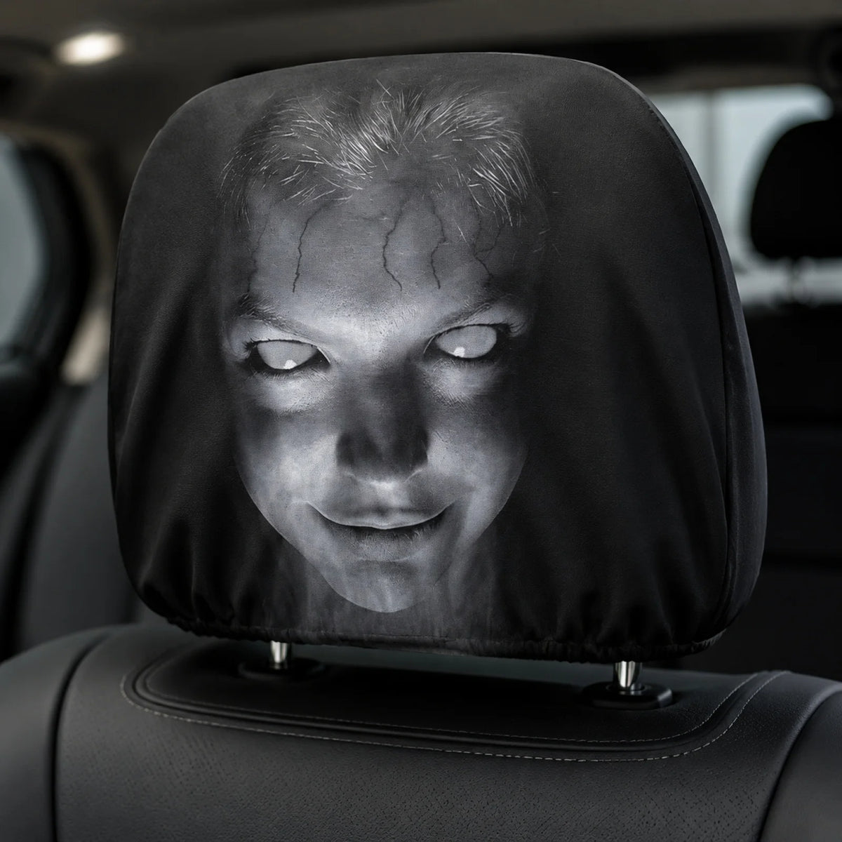 Funny Halloween Car Headrest Cover