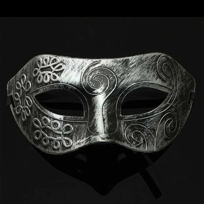 Halloween Mask Hot Sale Party Face Mask Lovely Men Burnished Antique Silver/Gold Venetian Mardi Gras Masquerade Party Ball Mask