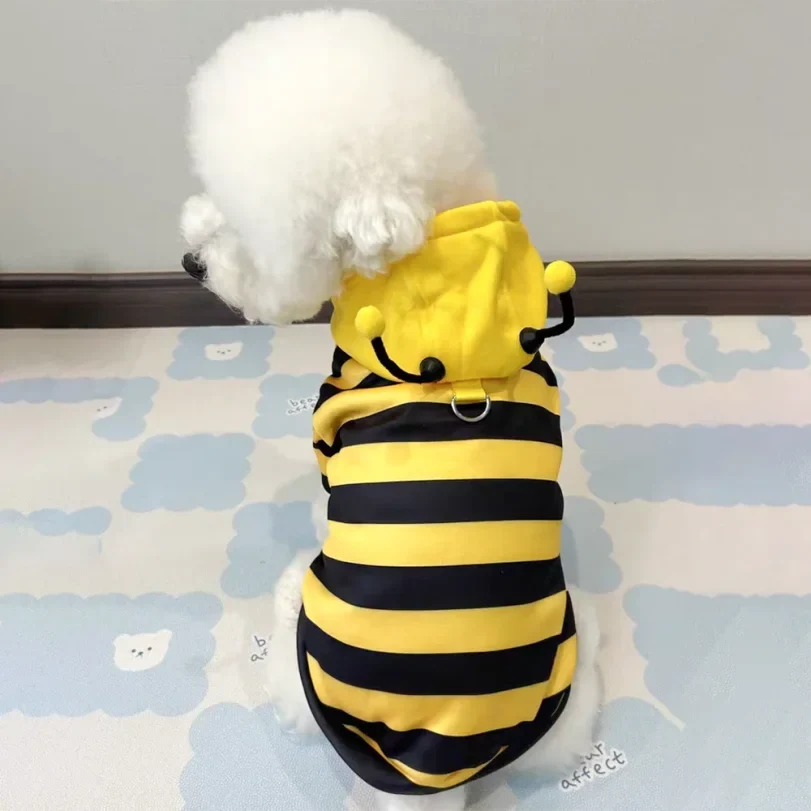 Bee Pet Halloween Hoodie Costume for Dogs & Cats
