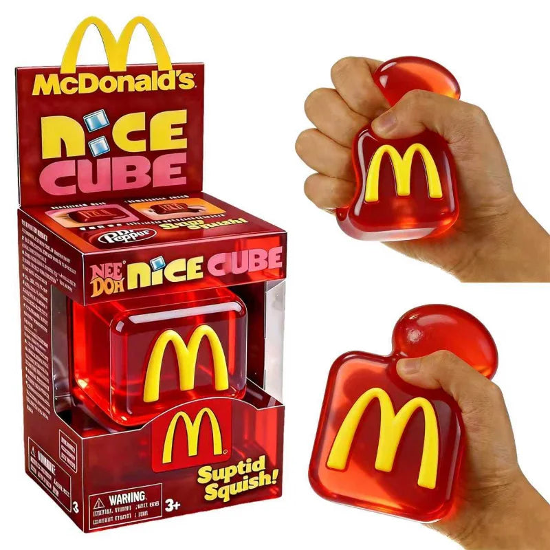 NeeDoh Nice Cube Squish Fidget Toy Sensory Stress Reliever