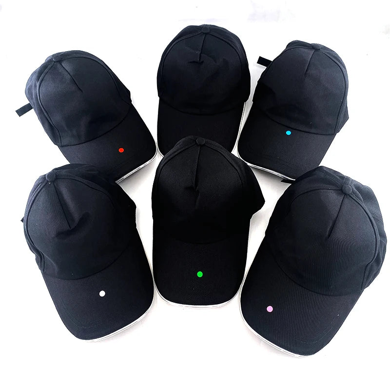 Adult Hat Led Optical Fibre Baseball Cap