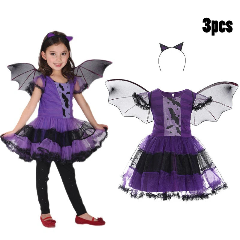 Girls’ Witch Halloween Costume & Accessories