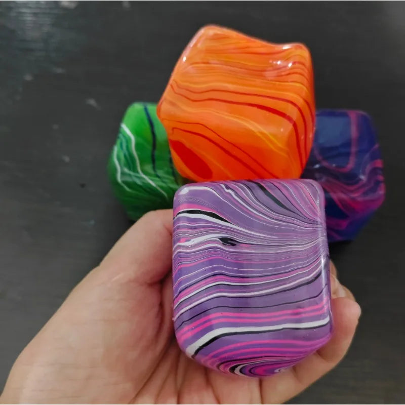 Soft and Glutinous Sensory Stress-relief Toy Cube