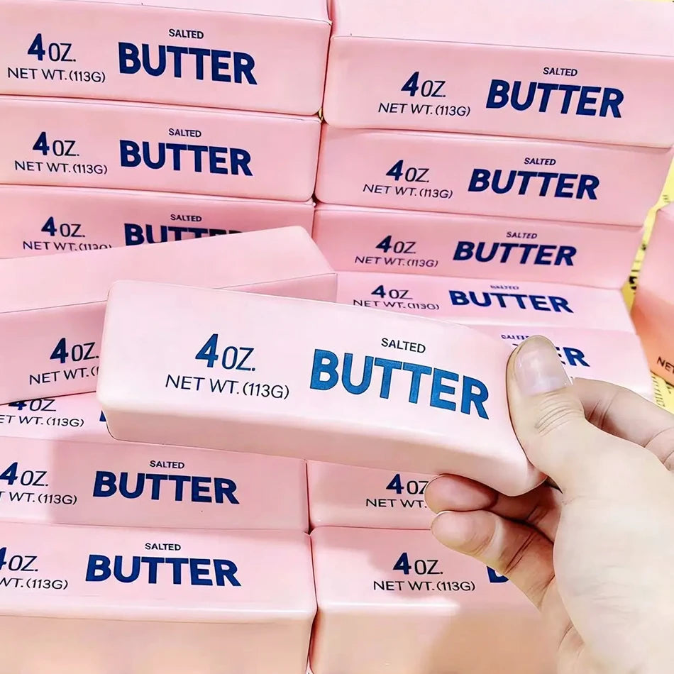 Strawberry Butter Stick Squishy Fidget Toy