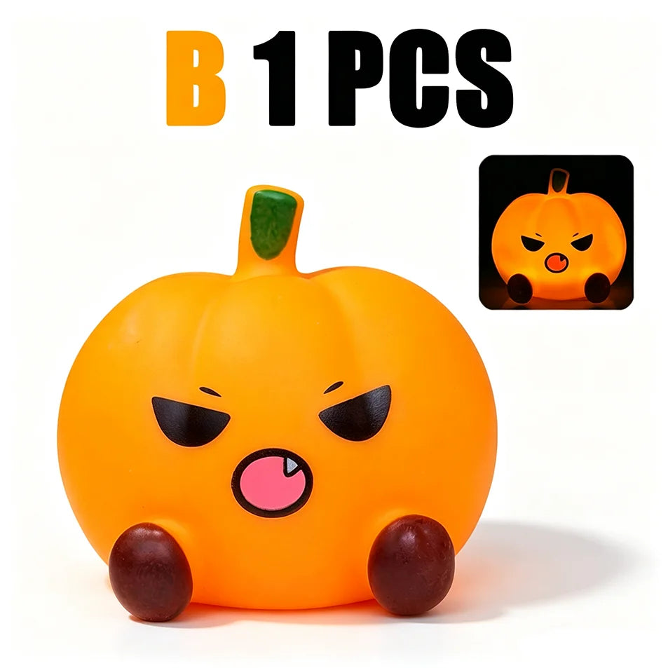 Cute Ghost & Pumpkin Halloween LED Night Light