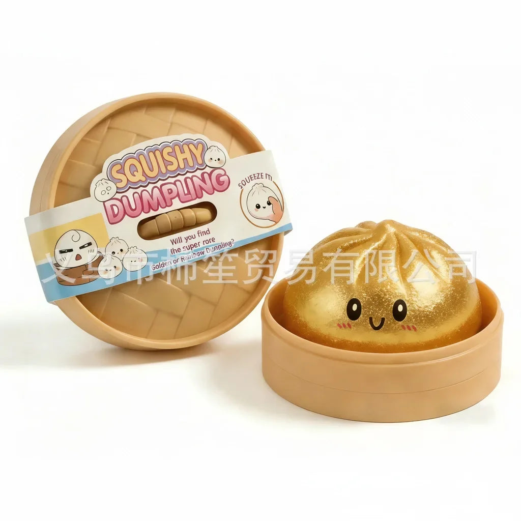 Halloween Ghost Dumpling Squishy Stress-Relief Toy