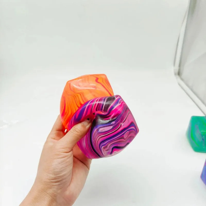Soft and Glutinous Sensory Stress-relief Toy Cube