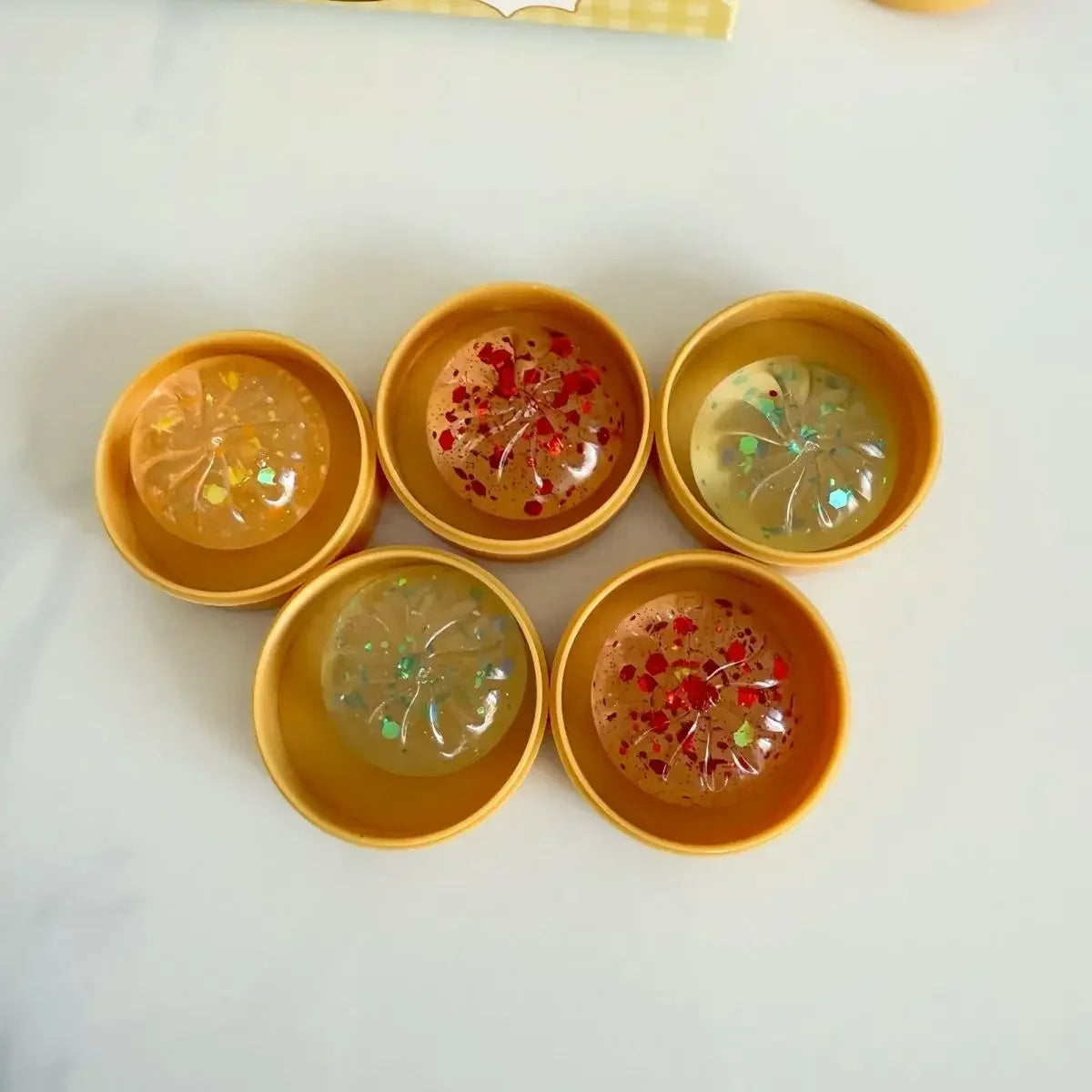 Mini Dumpling & Steamed Bun Squishy Fidget Set