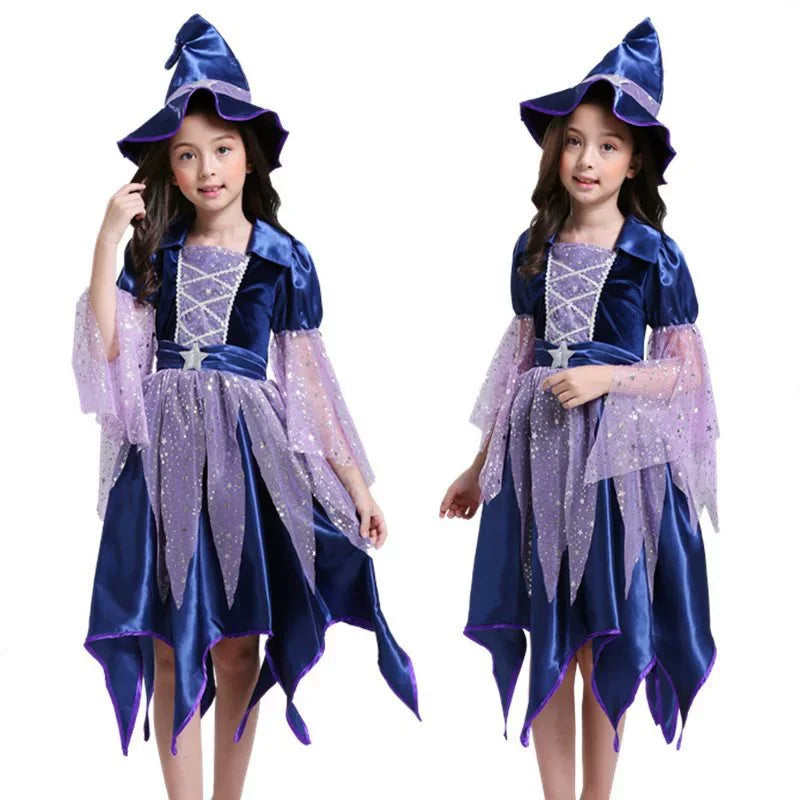 Girls’ Witch Halloween Costume & Accessories
