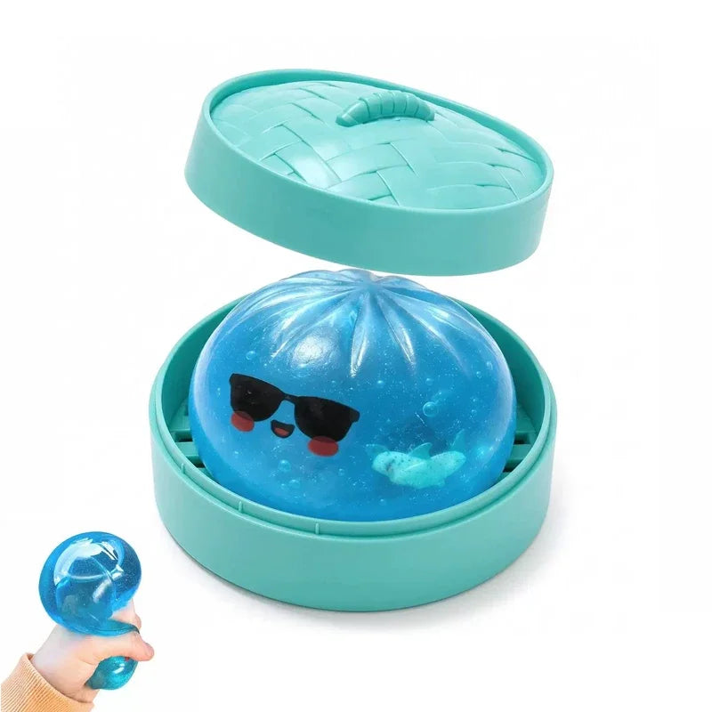 Halloween Ghost Dumpling Squishy Stress-Relief Toy