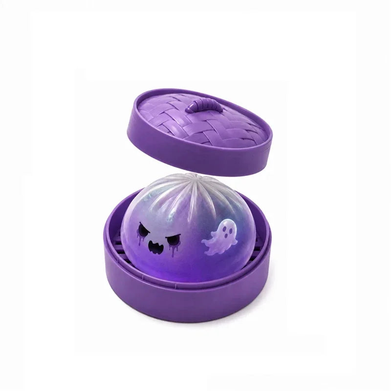 Halloween Ghost Dumpling Squishy Stress-Relief Toy