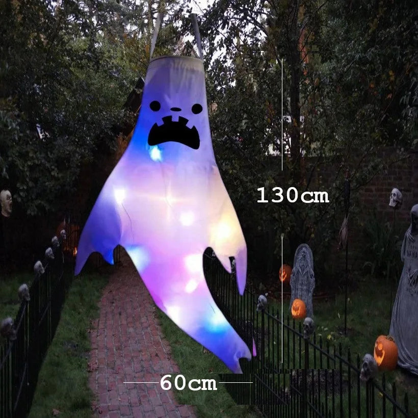 Hanging LED Ghost Halloween Decoration