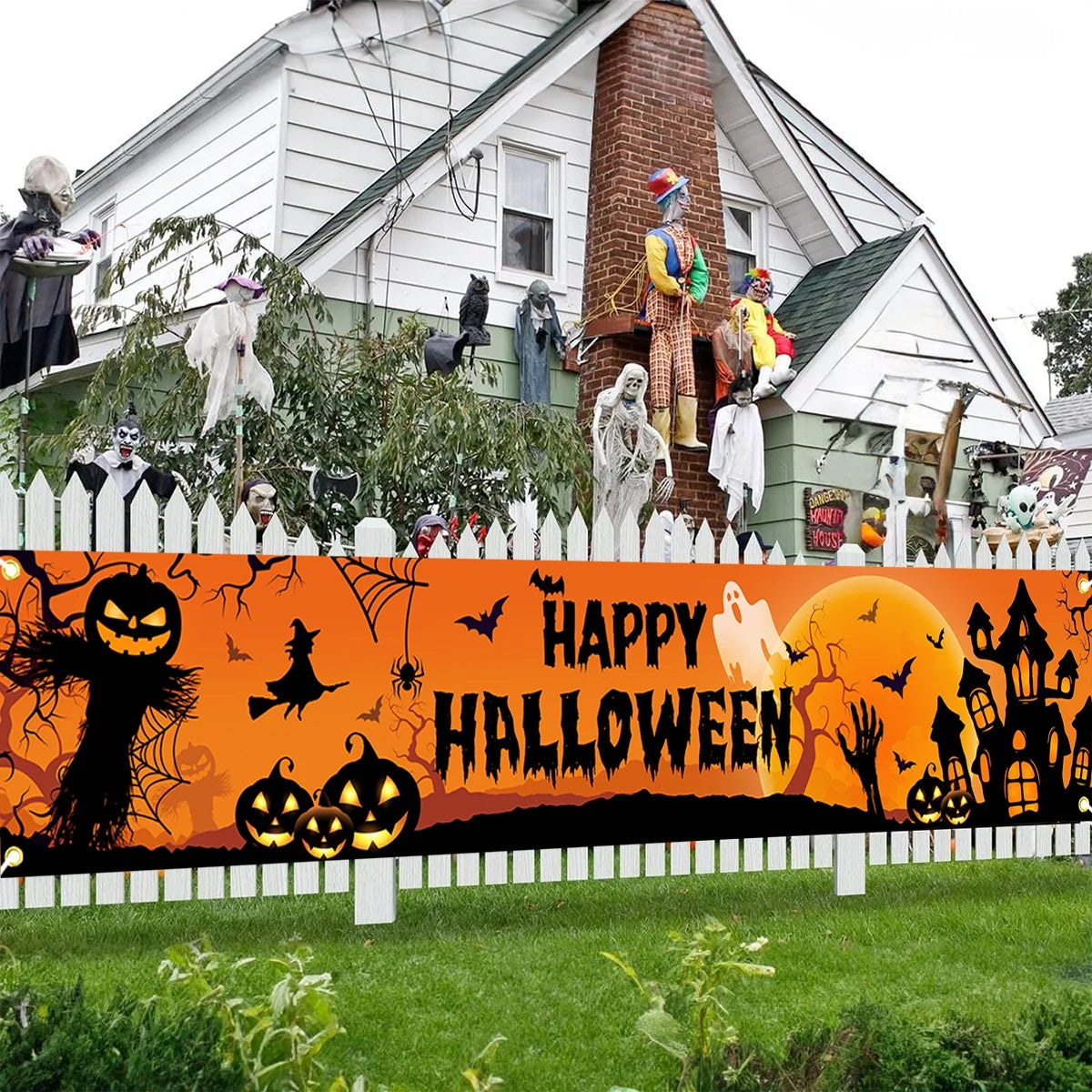 Happy Halloween Outdoor Banner