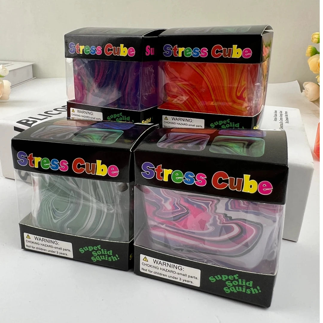 Soft and Glutinous Sensory Stress-relief Toy Cube