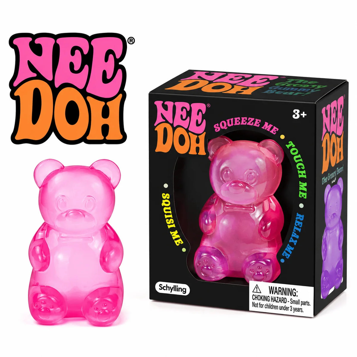 NeeDoh Gummy Bear Squishy Fidget Toy
