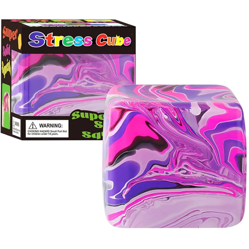 Soft and Glutinous Sensory Stress-relief Toy Cube