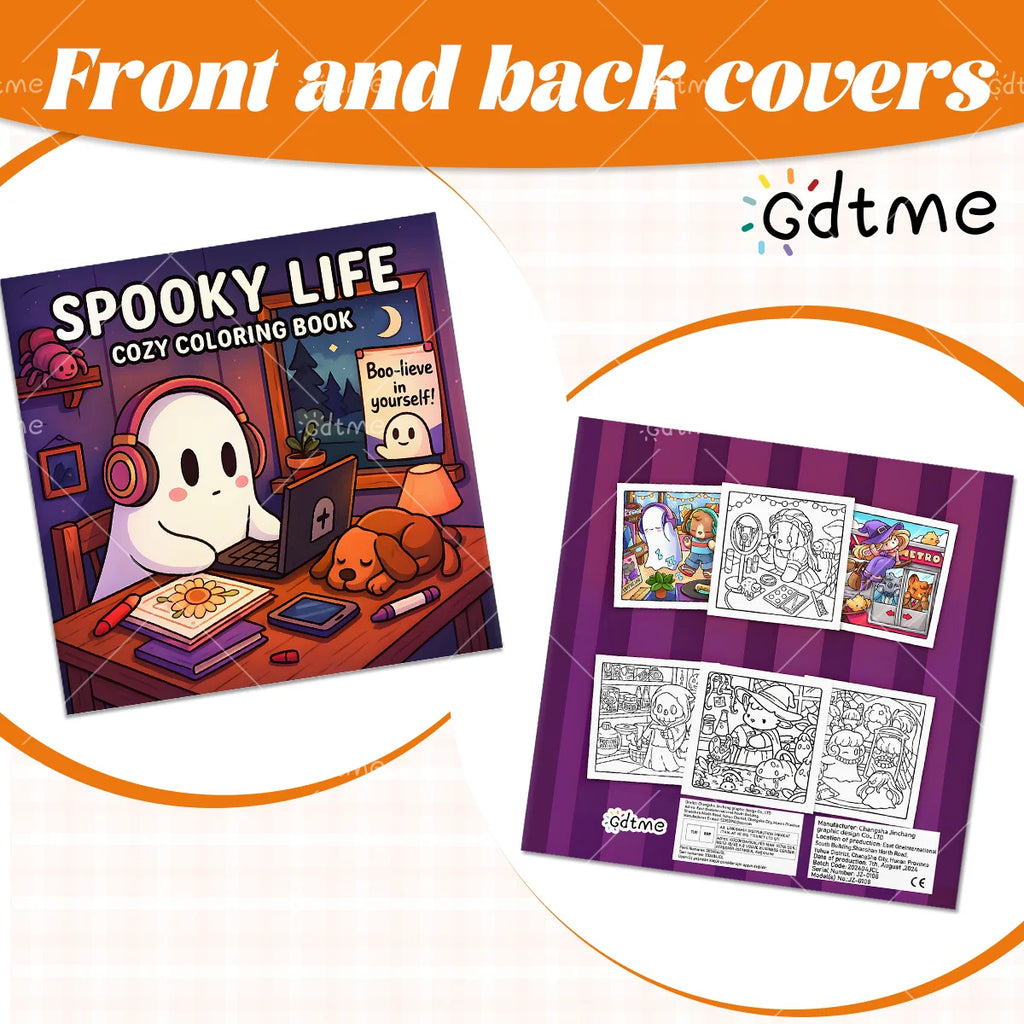 Spooky Life Coloring Book