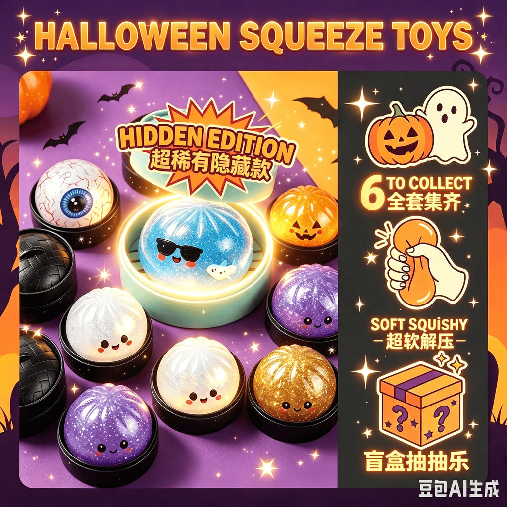 Halloween Squishy Mystery Blind Box