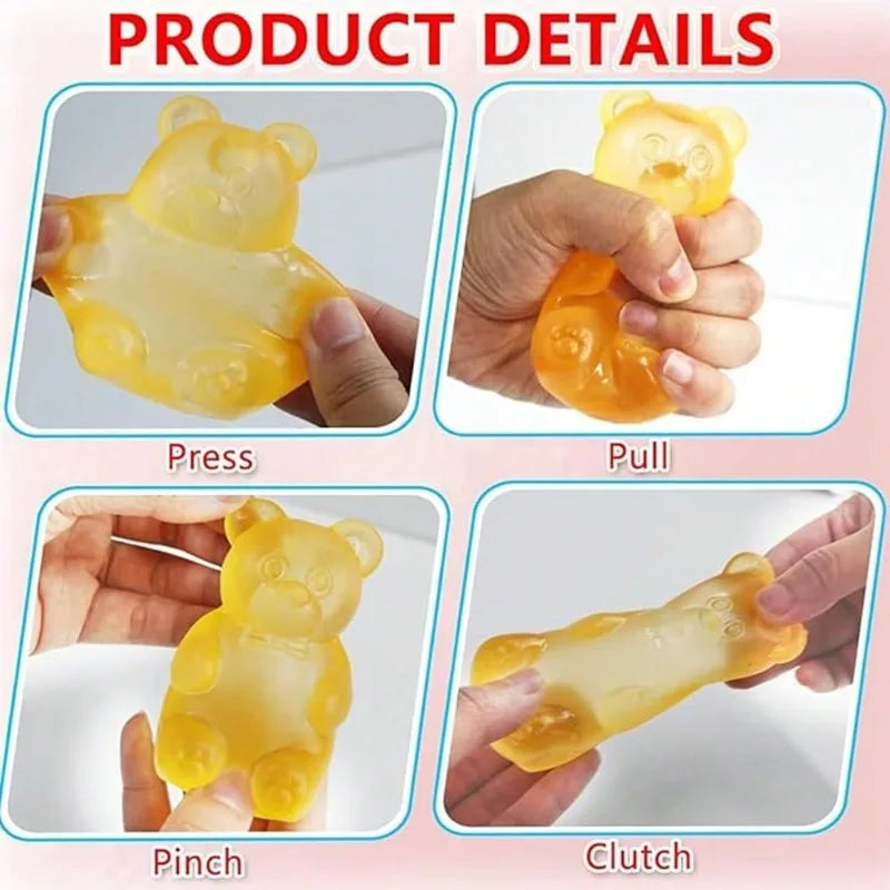 NeeDoh Gummy Bear Squishy Fidget Toy