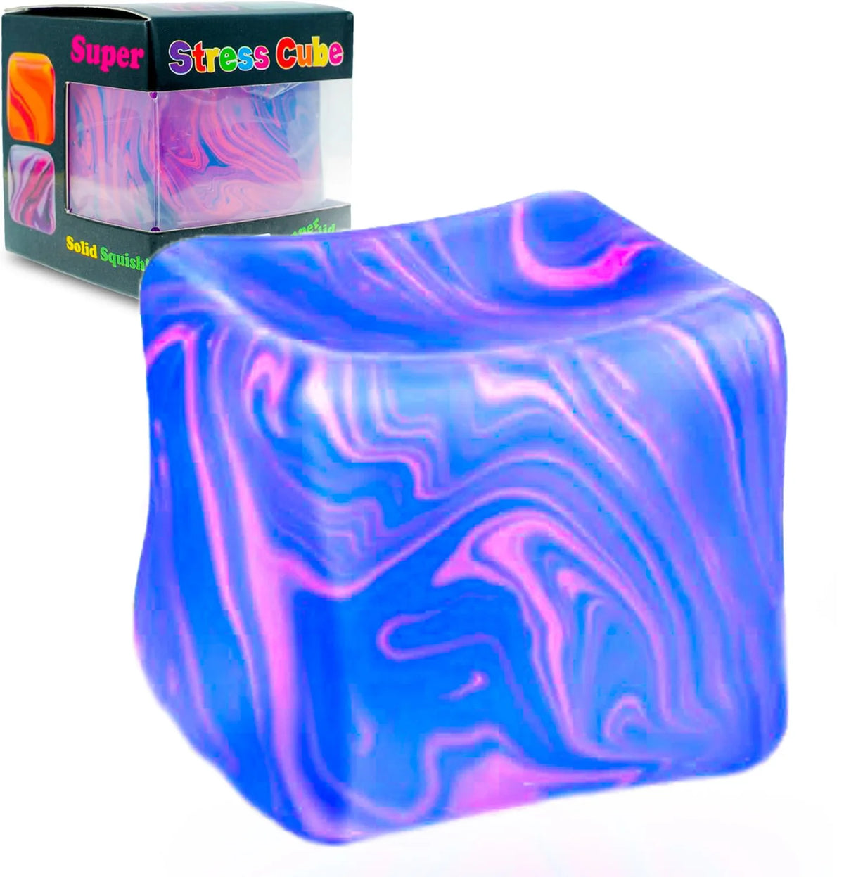 Soft and Glutinous Sensory Stress-relief Toy Cube
