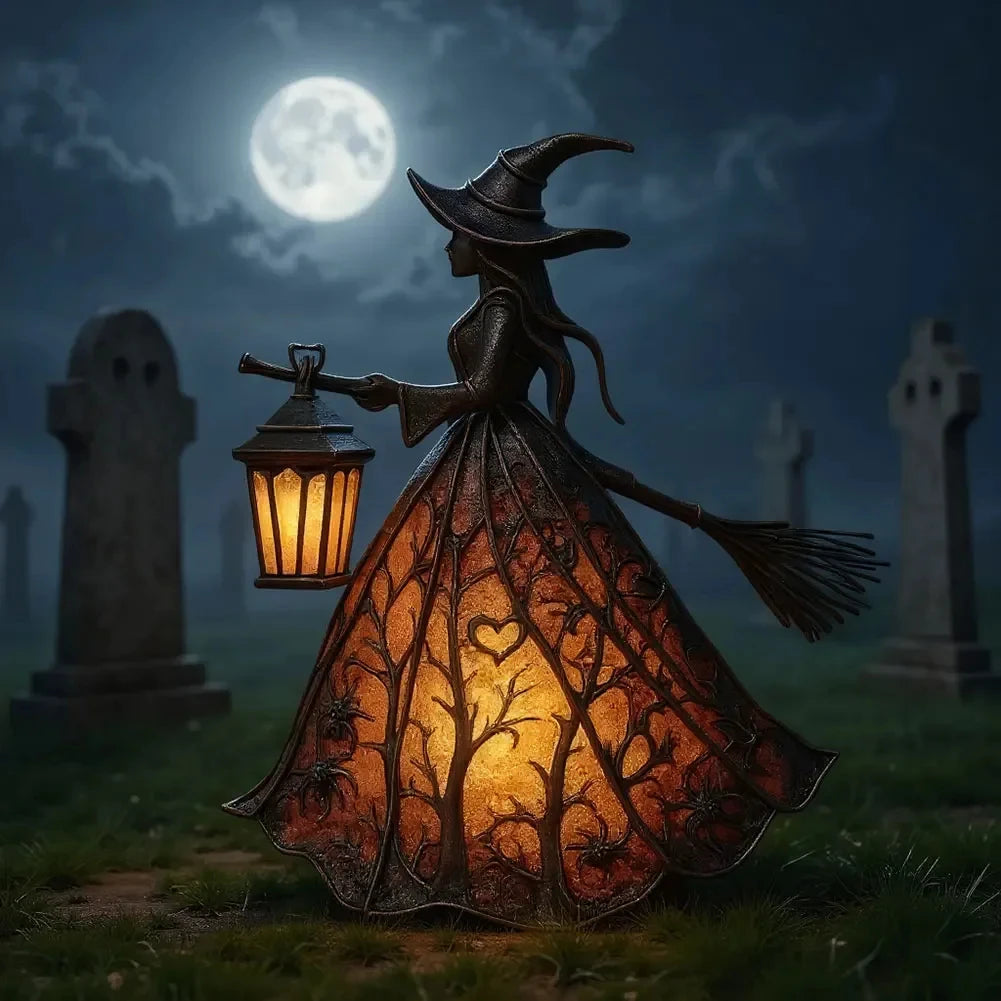 Halloween Witch LED Lantern Night Light
