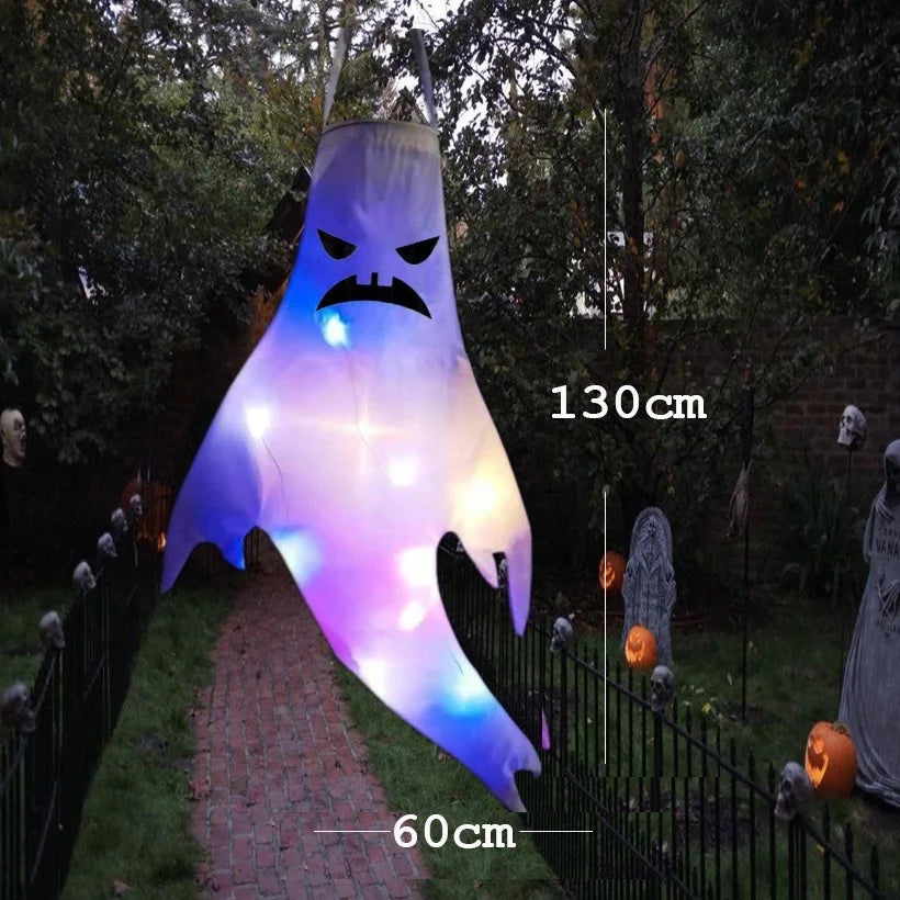 Hanging LED Ghost Halloween Decoration