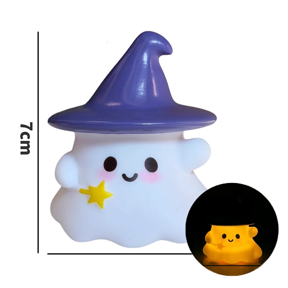 Cute Ghost & Pumpkin Halloween LED Night Light