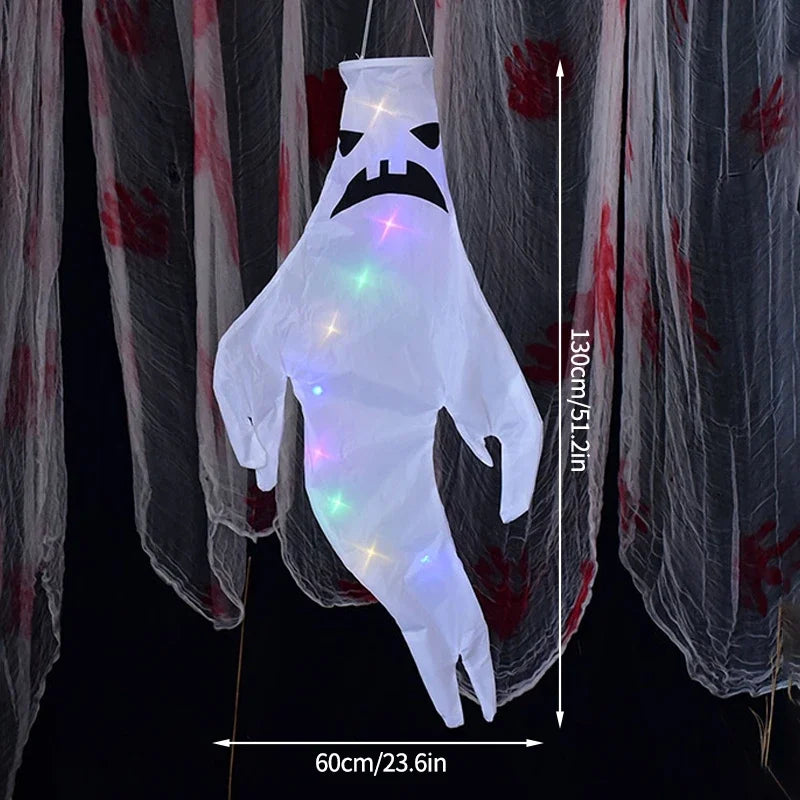 Hanging LED Ghost Halloween Decoration