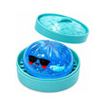 New Glitter Shark Dumpling Squishy Toy Mini Soft Slow Rebound Fidget with Steamer Stuffed Bun Pinch Le Toy