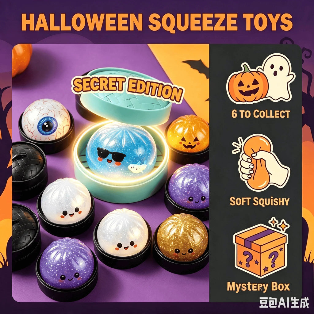 Halloween Squishy Mystery Blind Box
