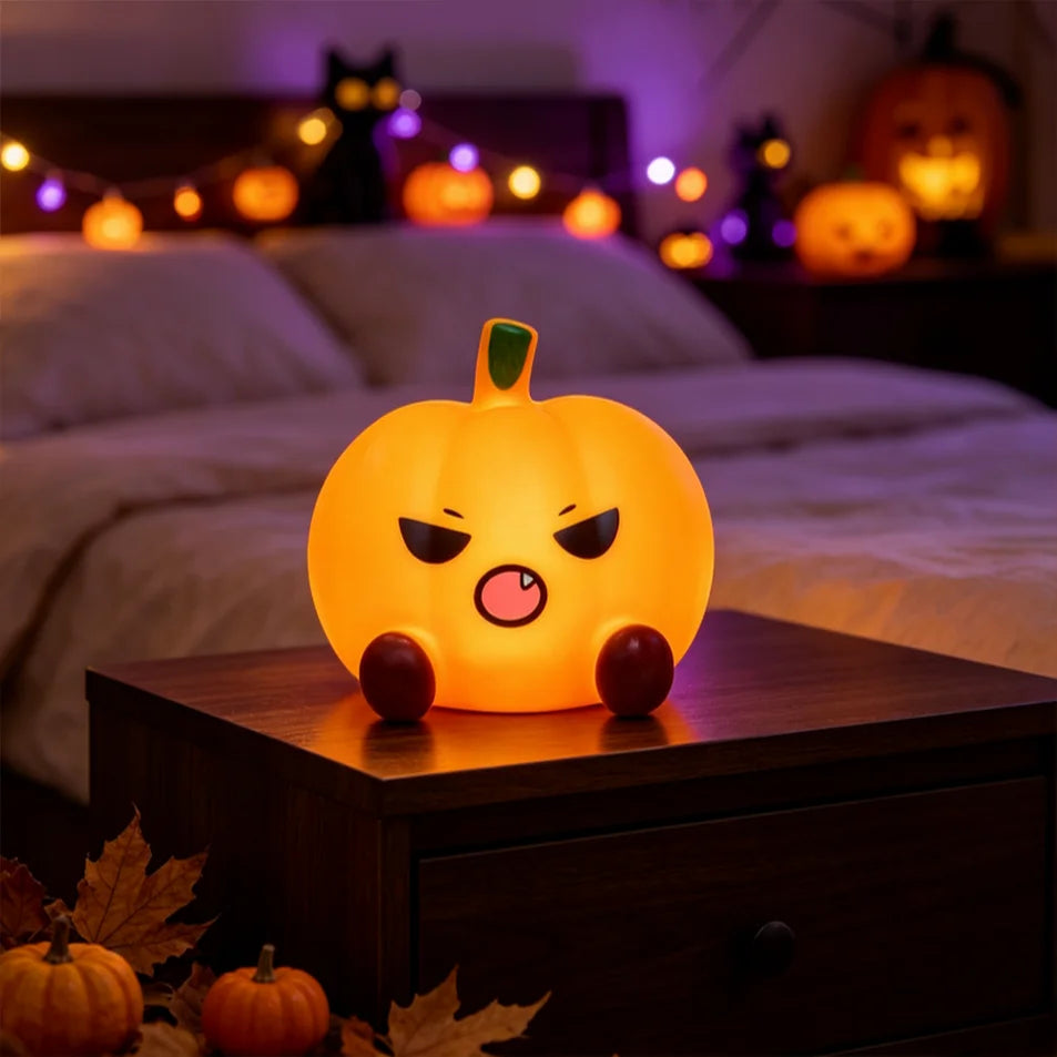 Cute Ghost & Pumpkin Halloween LED Night Light