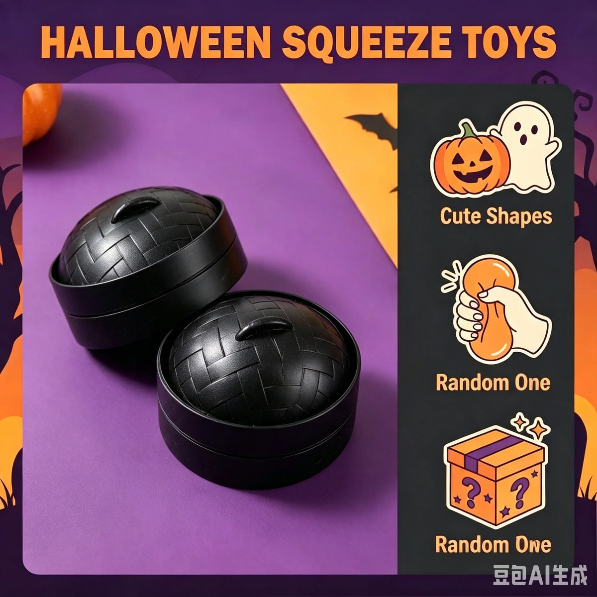 Halloween Squishy Mystery Blind Box