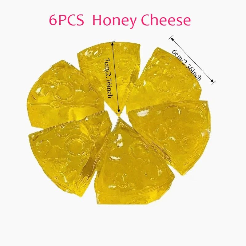 Super Soft Honey Cheese Square Fidget Toy