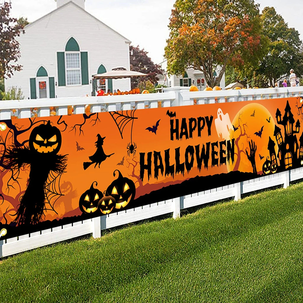 Happy Halloween Outdoor Banner