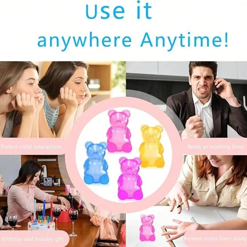 NeeDoh Gummy Bear Squishy Fidget Toy