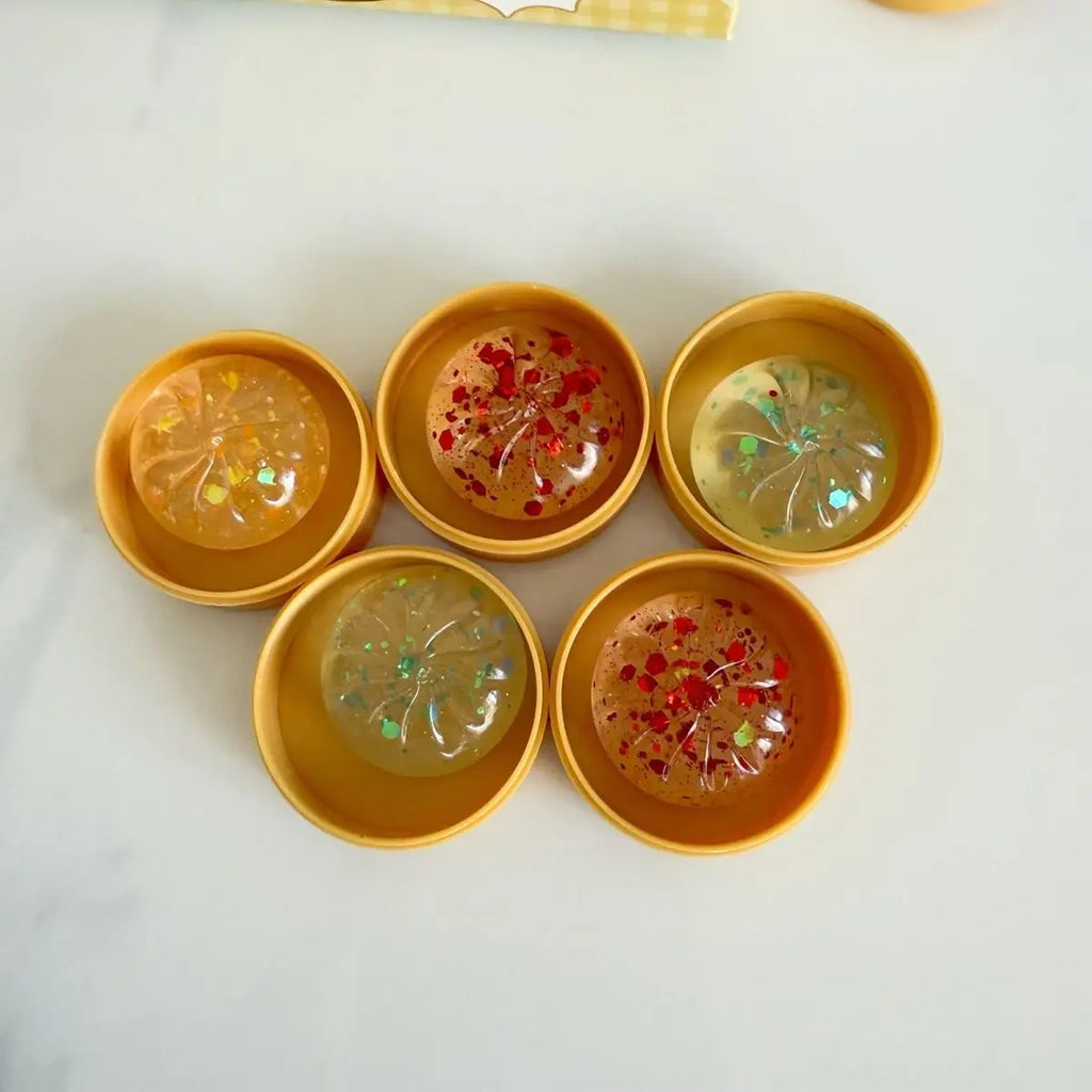 Mini Dumpling & Steamed Bun Squishy Fidget Set