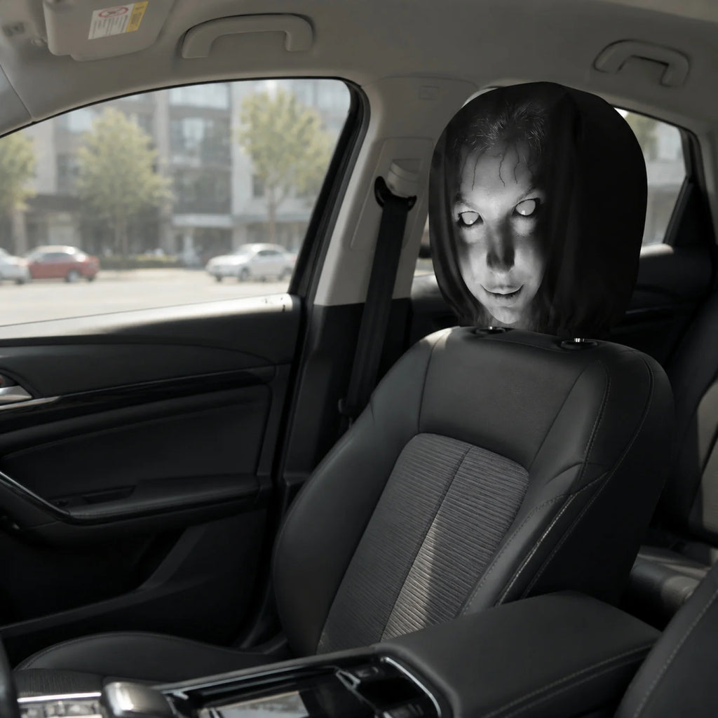 Funny Halloween Car Headrest Cover