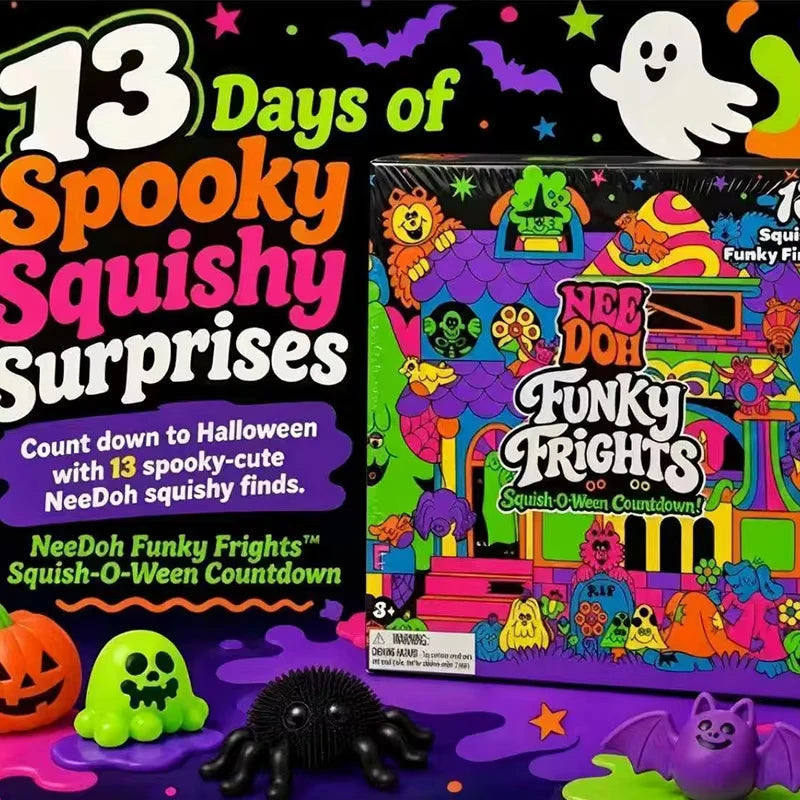 Needoh New Funky Frights Halloween Advent Calendar 13 Days
