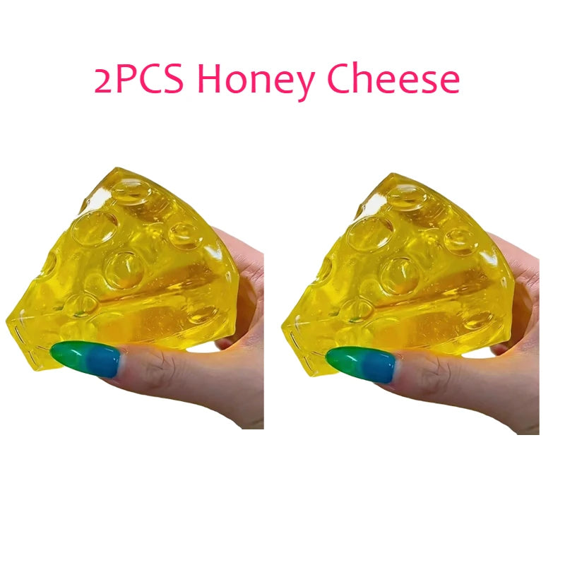 Super Soft Honey Cheese Square Fidget Toy