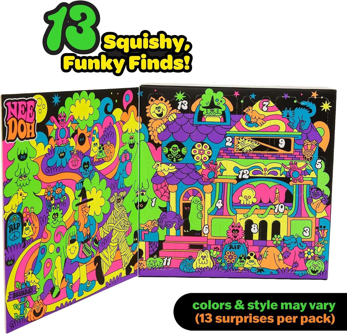 Needoh New Funky Frights Halloween Advent Calendar